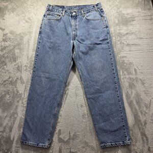 Vintage Levis 550 Jeans Mens 36x30 Blue Relaxed Fit Tapered Leg Denim Classic